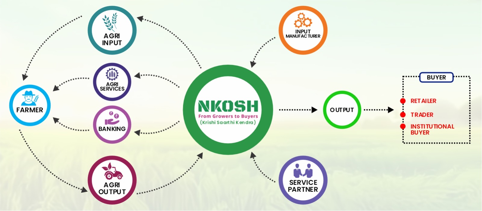 Nkosh Network Chart