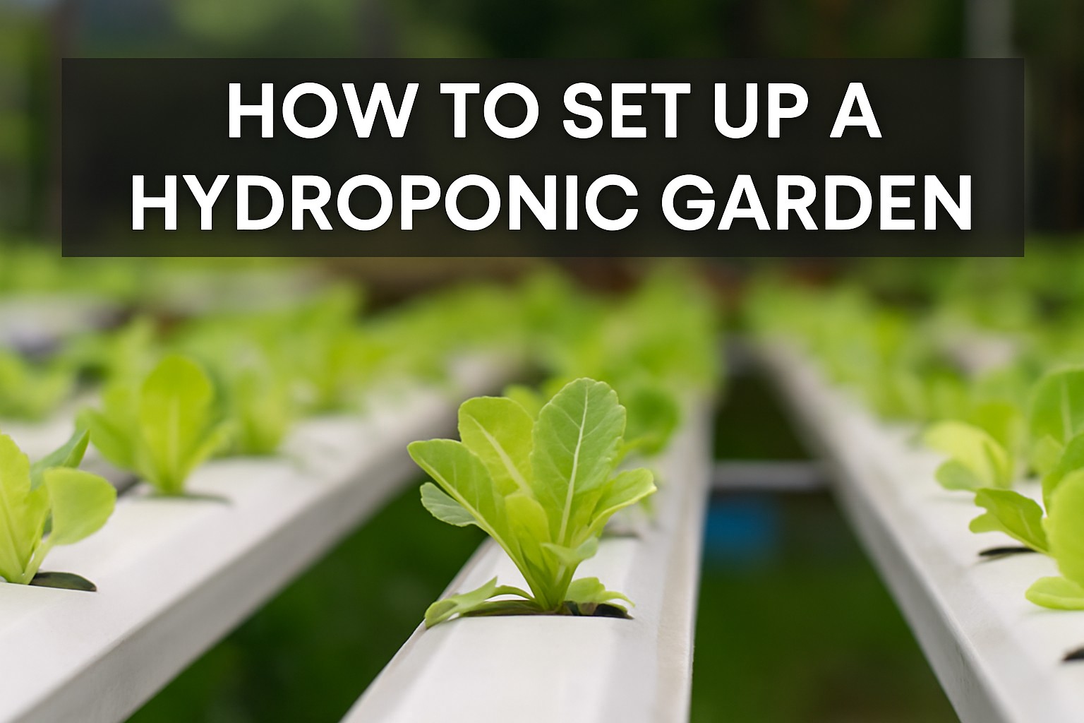 How to Set Up a Hydroponic Garden: A Beginner...