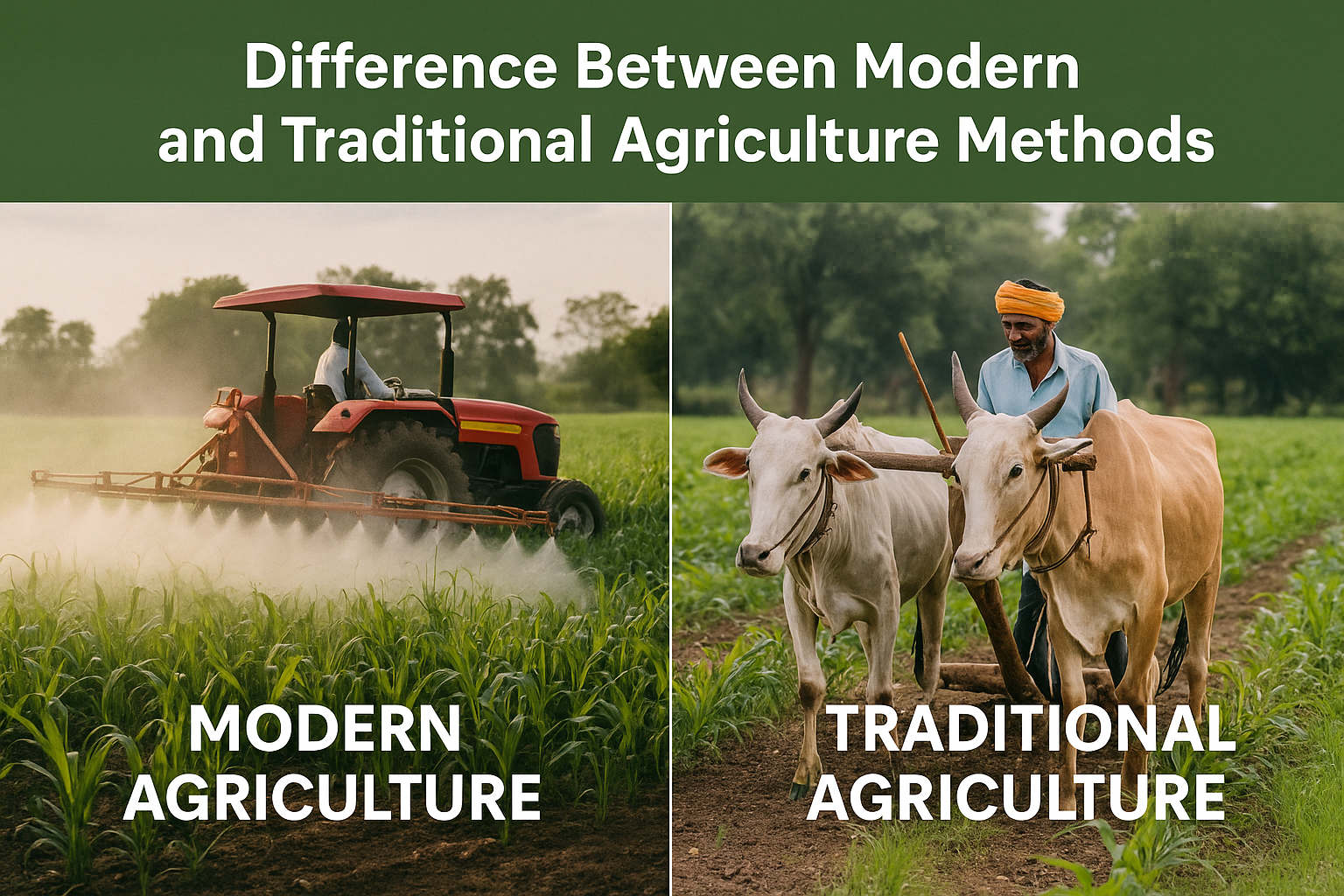 Difference Between Modern and Traditional Agr...