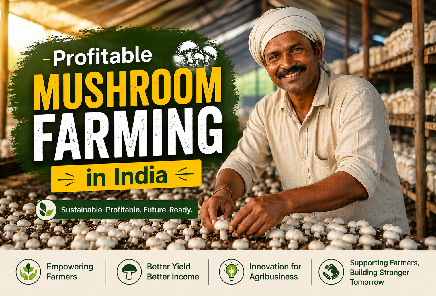 Mushroom Cultivation in India: Profitable Mus...